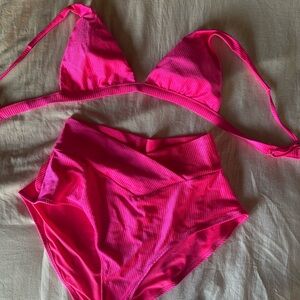Vibrant Aerie Pink Bikini Set